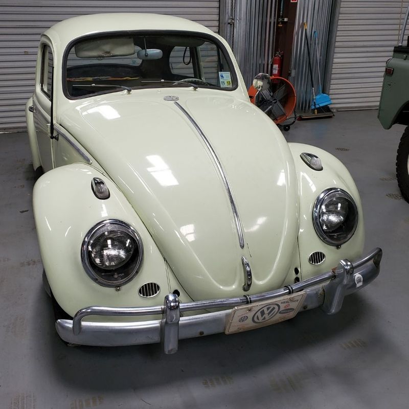 white classic Volkswagen