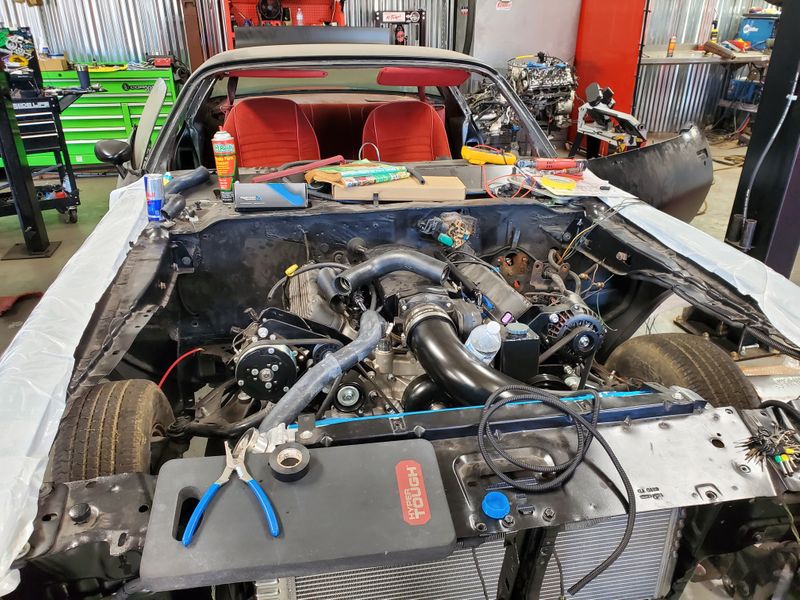 Classic car restoration project