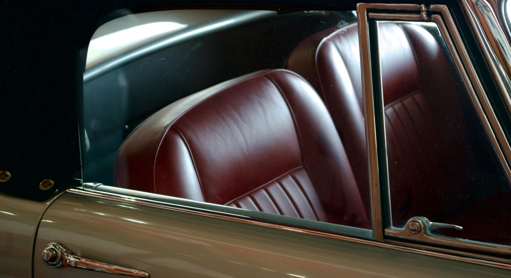 interior of a classic car interior of a classic car